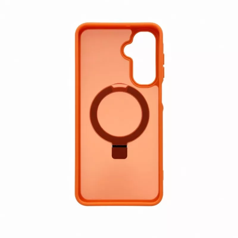 Evelatus Samsung Galaxy A17 4G / A17 5G Shield dėklas su MagSafe ir stoveliu, matinis žiedas, oranžinė