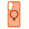 Evelatus Samsung Galaxy A17 4G / A17 5G Shield dėklas su MagSafe ir stoveliu, matinis žiedas, oranžinė