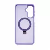 Evelatus Samsung Galaxy A17 4G / A17 5G apsauginis dėklas su MagSafe ir stoveliu, matinis žiedas, levandų violetinė