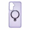 Evelatus Samsung Galaxy A17 4G / A17 5G apsauginis dėklas su MagSafe ir stoveliu, matinis žiedas, levandų violetinė