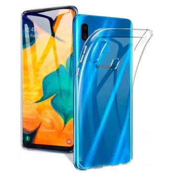 Evelatus Samsung Galaxy A20 silikoninis dėklas permatomas
