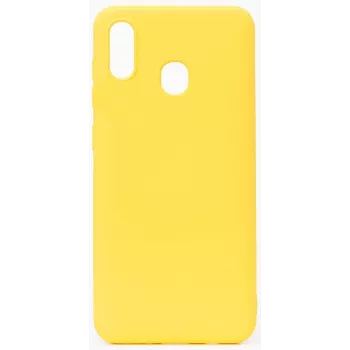 Evelatus Samsung Galaxy A20E Nano Silicone Case Soft Touch TPU Geltona