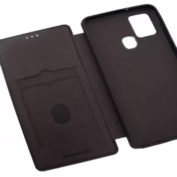 Evelatus Samsung Galaxy A21s knygos dėklas juodas