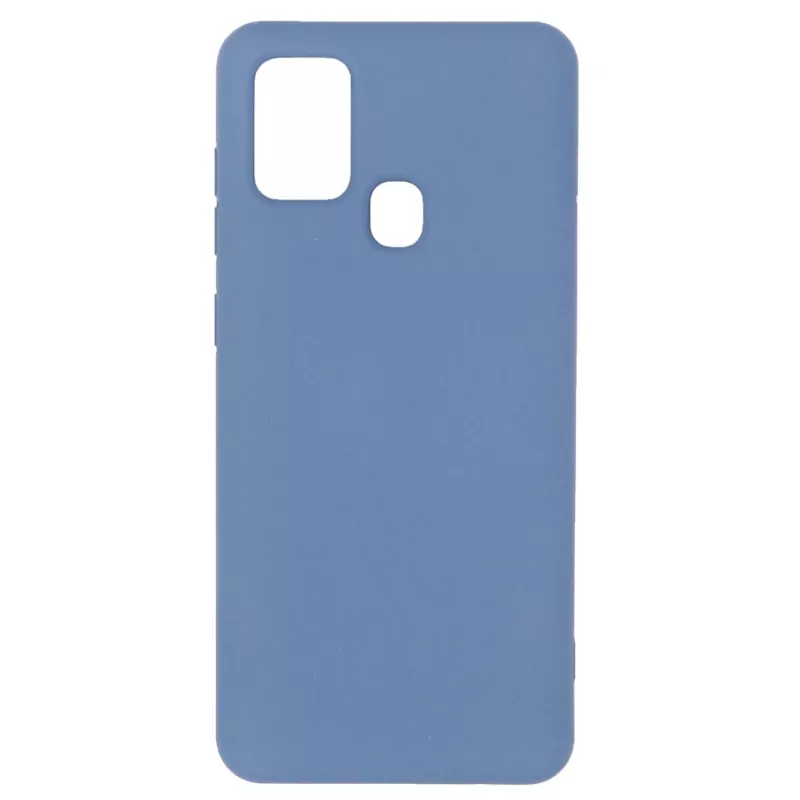 Evelatus Samsung Galaxy A21s Nano Silicone Case Soft Touch TPU Blue