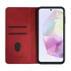 Evelatus Samsung Galaxy A35 knygos tipo dėklas su atvartu raudonas