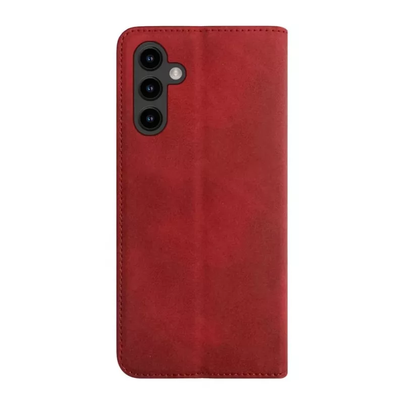 Evelatus Samsung Galaxy A35 knygos tipo dėklas su atvartu raudonas