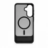 Evelatus Samsung Galaxy A37 / A36 guminis dėklas su MagSafe ir stoveliu, juodas