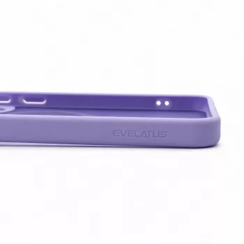 Evelatus Samsung Galaxy A37 / A36 Shield dėklas su MagSafe ir stoveliu, matinis žiedas, levandų violetinė