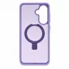 Evelatus Samsung Galaxy A37 / A36 Shield dėklas su MagSafe ir stoveliu, matinis žiedas, levandų violetinė