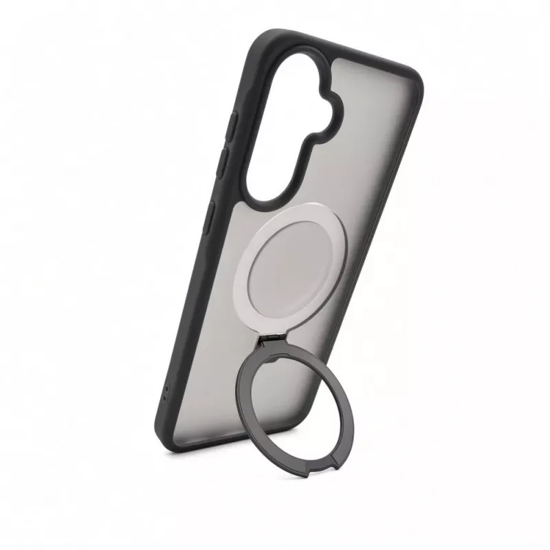 Evelatus Samsung Galaxy A37 / A36 apsauginis dėklas su MagSafe ir stoveliu, matinis, dūmų pilkas
