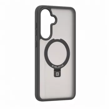 Evelatus Samsung Galaxy A37 / A36 apsauginis dėklas su MagSafe ir stoveliu, matinis, dūmų pilkas