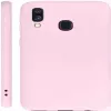Evelatus Samsung Galaxy A40 Nano silikoninis dėklas Soft Touch TPU smėlio spalvos