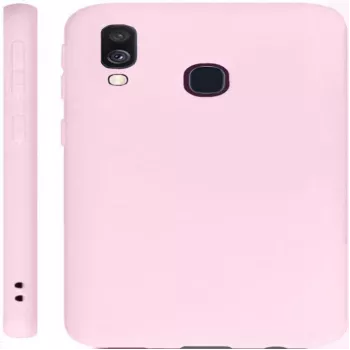 Evelatus Samsung Galaxy A40 Nano silikoninis dėklas Soft Touch TPU smėlio spalvos