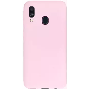 Evelatus Samsung Galaxy A40 Nano silikoninis dėklas Soft Touch TPU smėlio spalvos