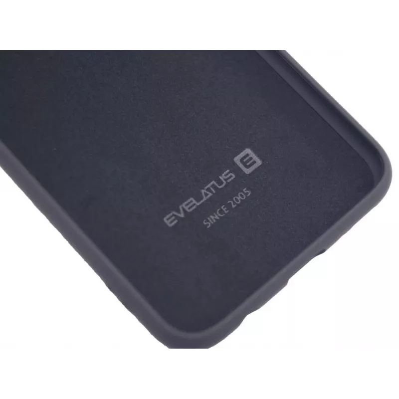 Evelatus Samsung Galaxy A40 Nano silikoninis dėklas Soft Touch TPU juodos spalvos