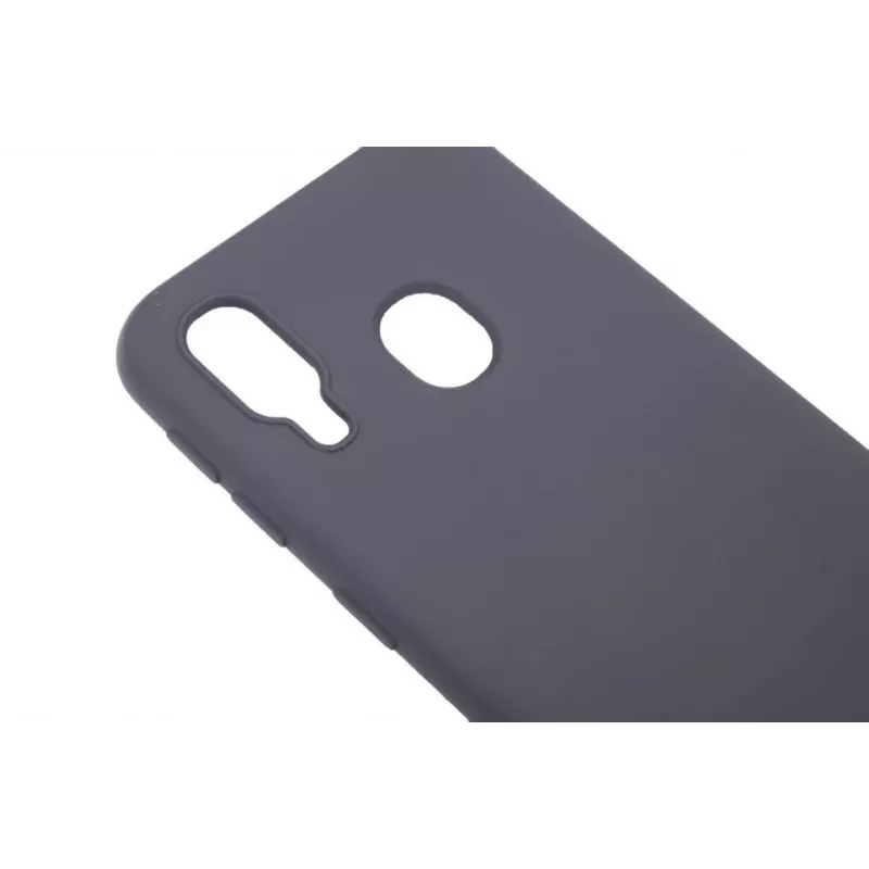 Evelatus Samsung Galaxy A40 Nano silikoninis dėklas Soft Touch TPU juodos spalvos