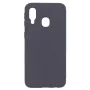 Evelatus Samsung Galaxy A40 Nano silikoninis dėklas Soft Touch TPU juodos spalvos