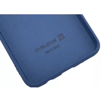 Evelatus Samsung Galaxy A40 Nano silikoninis dėklas Soft Touch TPU tamsiai mėlynas
