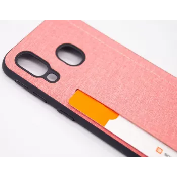 Evelatus Samsung Galaxy A40 Silicone Back Cover Pink
