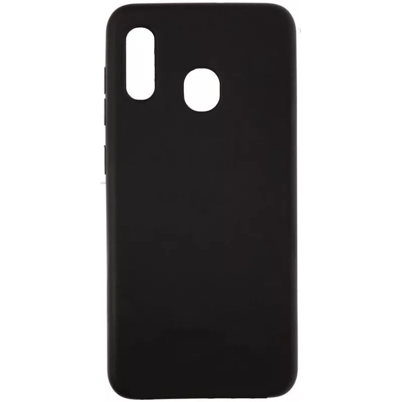 Evelatus Samsung Galaxy A40 Silicone Case Black