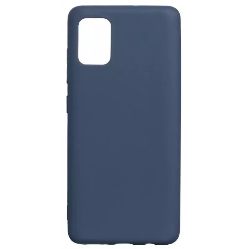 Evelatus Samsung Galaxy A41 Nano Silicone Case Soft Touch TPU Blue