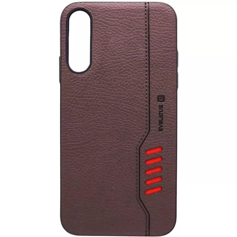 Evelatus Samsung Galaxy A50 Shooter Brown Back Cover