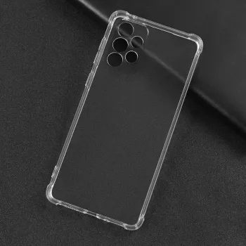 Evelatus Samsung Galaxy A53 5G karinės klasės smūgiams atsparus silikoninis dėklas TPU permatomas