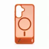 Evelatus Samsung Galaxy A57 guminis dėklas su MagSafe ir stoveliu, oranžinis