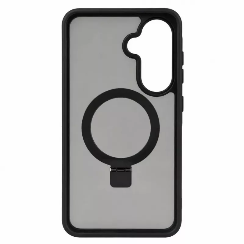 Evelatus Samsung Galaxy A57 apsauginis dėklas su MagSafe ir stovu, matinis juodas