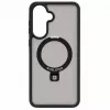 Evelatus Samsung Galaxy A57 apsauginis dėklas su MagSafe ir stovu, matinis juodas