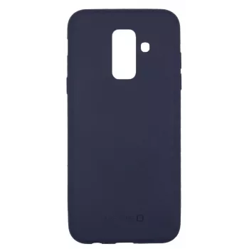 Evelatus Samsung Galaxy A6 Plus 2018 Nano Silicone Case Soft Touch TPU Midnight Blue