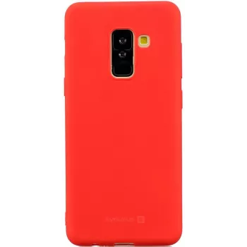 Evelatus Samsung Galaxy A6 Plus 2018 Nano Silicone Case Soft Touch TPU Red