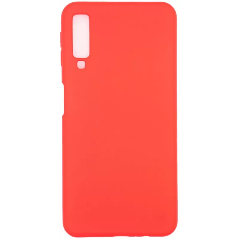 Evelatus Samsung Galaxy A7 2018 Nano Silicone Case Soft Touch TPU Red