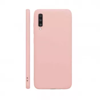 Evelatus Samsung Galaxy A70 Nano Silicone Case Soft Touch TPU Beige