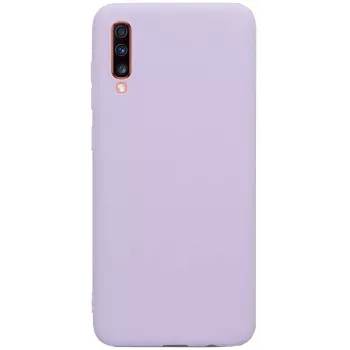 Evelatus Samsung Galaxy A70 Nano Silicone Case Soft Touch TPU Blue