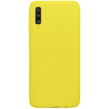 Evelatus Samsung Galaxy A70 Nano Silicone Case Soft Touch TPU Yellow