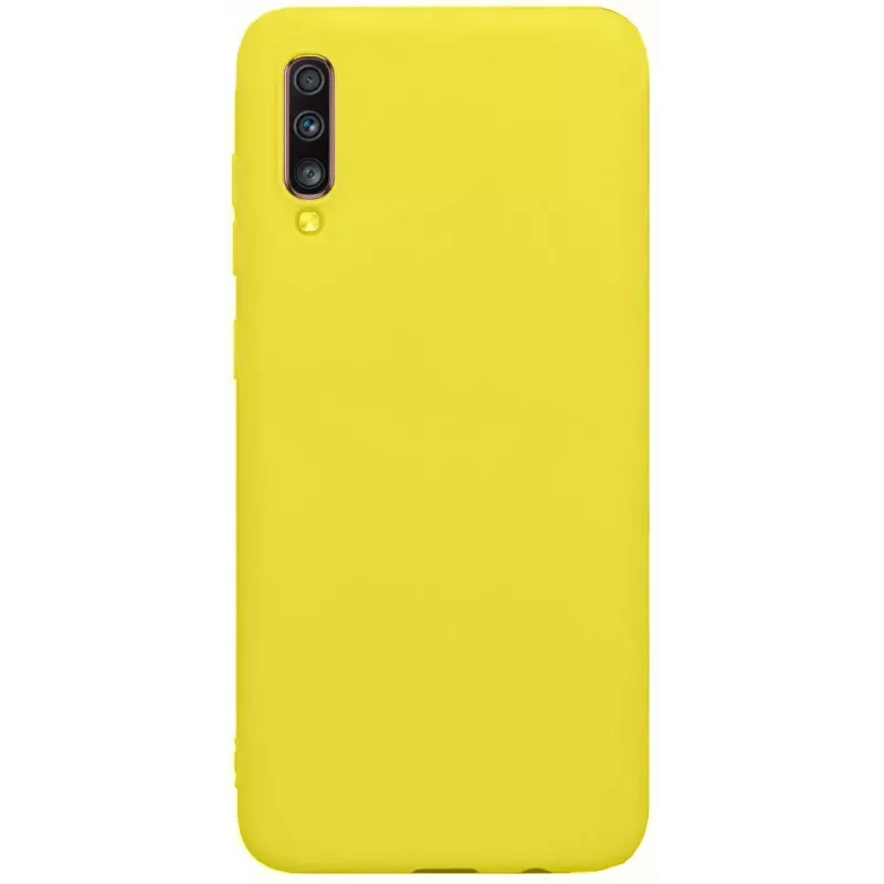 Evelatus Samsung Galaxy A70 Nano Silicone Case Soft Touch TPU Yellow