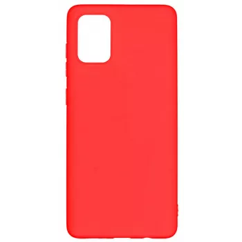 Evelatus Samsung Galaxy A71 Nano silikoninis dėklas Soft Touch TPU raudonas