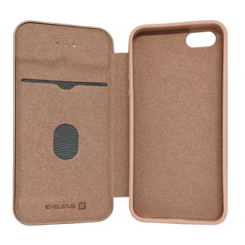 Evelatus Samsung Galaxy J6 (2018) knyginis dėklas Rožinis auksas