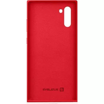 Evelatus Samsung Galaxy Note 10 Nano Silicone Case Soft Touch TPU Red