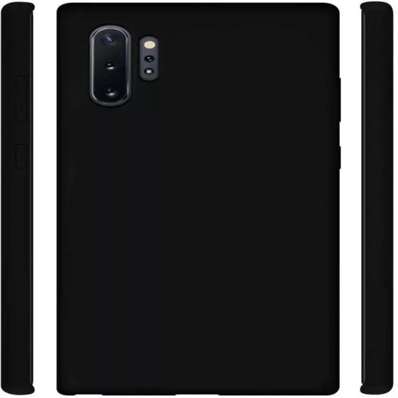 Evelatus Samsung Galaxy Note 10 Plus Premium Soft Touch silikoninis dėklas juodos spalvos