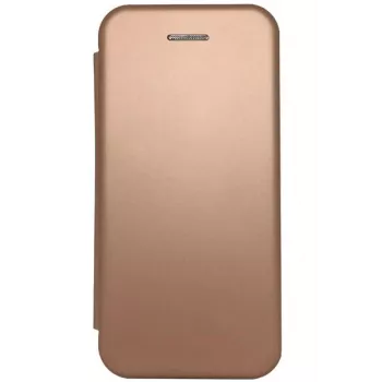 Evelatus Samsung Galaxy S10 knygos tipo dėklas rožinio aukso spalvos
