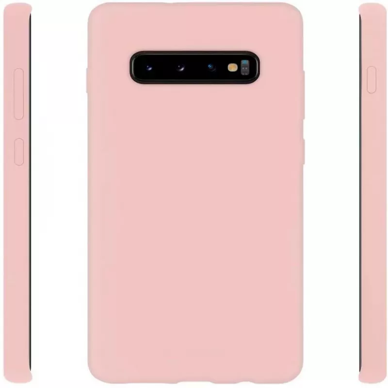 Evelatus Samsung Galaxy S10+ Nano Silicone Case Soft Touch TPU Beige