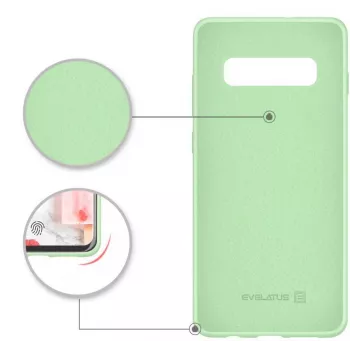 Evelatus Samsung Galaxy S10 Nano Silicone Case Soft Touch TPU Mint