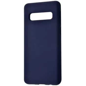 Evelatus Samsung Galaxy S10 Plus Premium Soft Touch silikoninis dėklas Midnight Blue