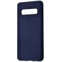 Evelatus Samsung Galaxy S10 Plus Premium Soft Touch silikoninis dėklas Midnight Blue