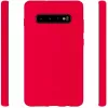 Evelatus Samsung Galaxy S10 Plus minkštas silikoninis dėklas raudonas