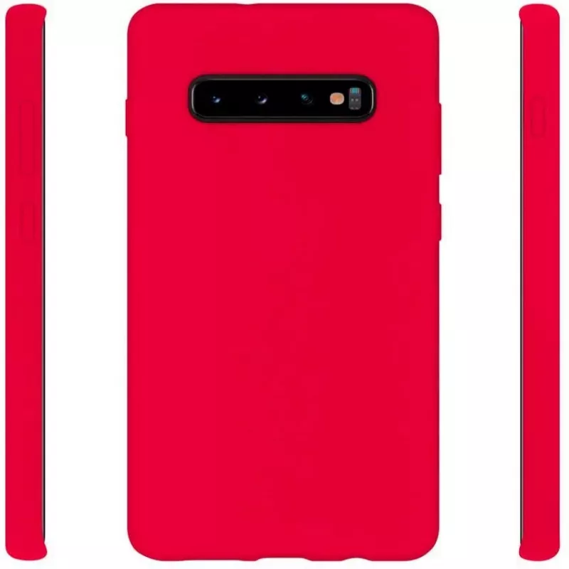 Evelatus Samsung Galaxy S10 Plus minkštas silikoninis dėklas raudonas