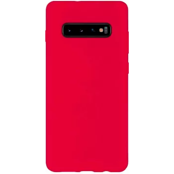Evelatus Samsung Galaxy S10 Plus minkštas silikoninis dėklas raudonas