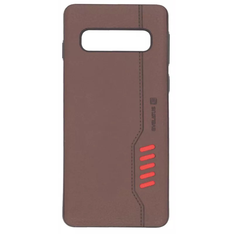 Evelatus Samsung Galaxy S10 Shooter Brown Rugged Case